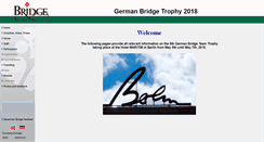 Desktop Screenshot of german-bridge-trophy.de